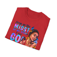 Even in the Midst of my Storm Softstyle Tee - Inspirational T-Shirt