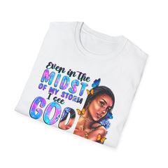 Even in the Midst of my Storm Softstyle Tee - Inspirational T-Shirt