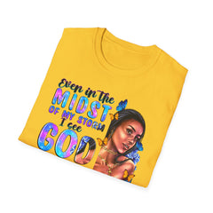 Inspirational Softstyle Tee, Encouraging Unisex Shirt, Motivational Tshirt, Positive Graphic Tee, Men Women Quote Apparel
