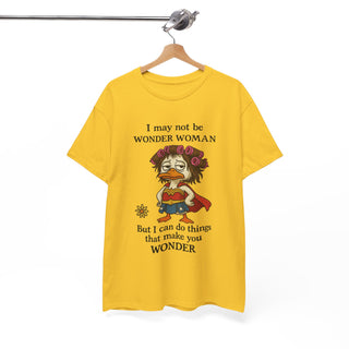 Funny Wonder Woman Quote Heavy Cotton Tee