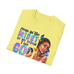 Even in the Midst of my Storm Softstyle Tee - Inspirational T-Shirt